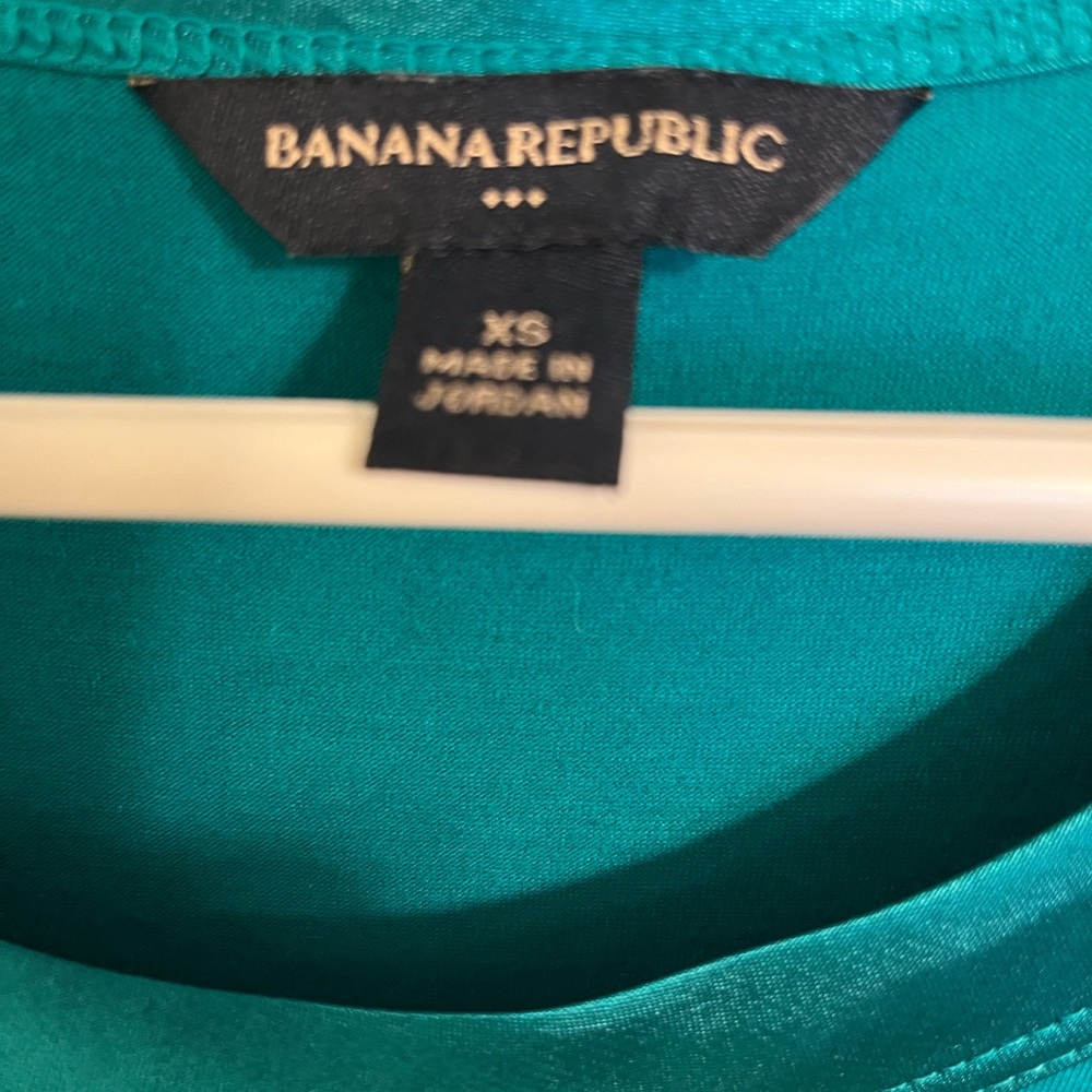 Banana Republic Teal Women's Top - Picture 2 of 2